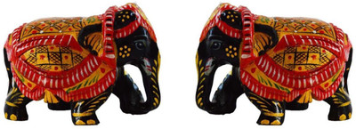 JaipurCrafts Wooden Painted Elephant Statue with Shawl Decorative Showpiece - 3.81 cm(Wooden, Multicolor)
JaipurCrafts Wooden Painted Elephant Statue with Shawl Decorative Showpiece - 3.81 cm(Wooden, Multicolor)