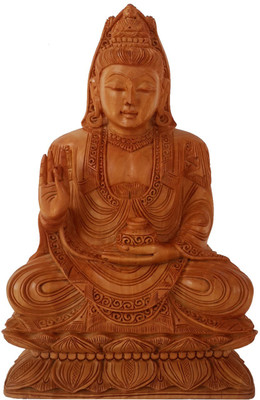DivineCrafts Kadam Wooden Craved Blessing Buddha Idol Decorative Showpiece - 20.5 cm(Wooden, Brown)
DivineCrafts Kadam Wooden Craved Blessing Buddha Idol Decorative Showpiece - 20.5 cm(Wooden, Brown)