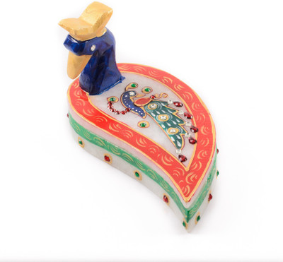 JaipurCrafts Beautiful Kundan Peacock Roli Tikka Chopra Decorative Showpiece - 10.16 cm(Stoneware, Multicolor)
JaipurCrafts Beautiful Kundan Peacock Roli Tikka Chopra Decorative Showpiece - 10.16 cm(Stoneware, Multicolor)
