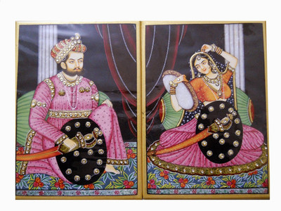 JaipurCrafts Kunden Embossed Raja Rani Painting Decorative Showpiece - 17.78 cm(Stoneware, Multicolor)
JaipurCrafts Kunden Embossed Raja Rani Painting Decorative Showpiece - 17.78 cm(Stoneware, Multicolor)