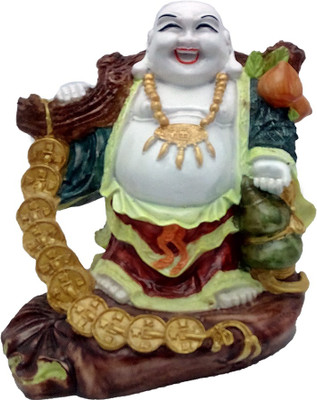 Art N Hub Multicolour Feng Shui Laughing Buddha Handicraft Idol Lord Gautam Buddha Statue Decorative Spiritual Vastu Showpiece Figurine - Religious Gift item & Murti for Mandir / Temple / Home Decor / Office Decorative Showpiece - 24 cm(Earthenware, Multi
Art N Hub Multicolour Feng Shui Laughing Buddha Handicraft Idol Lord Gautam Buddha Statue Decorative Spiritual Vastu Showpiece Figurine - Religious Gift item & Murti for Mandir / Temple / Home Decor / Office Decorative Showpiece - 24 cm(Earthenware, Multi