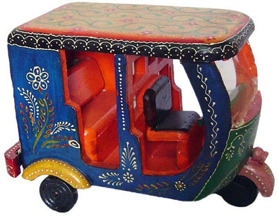 Purpledip Wooden Handcrafted Miniature Indian Auto Rickshaw Decorative Showpiece - 15 cm(Wooden, Multicolor)
Purpledip Wooden Handcrafted Miniature Indian Auto Rickshaw Decorative Showpiece - 15 cm(Wooden, Multicolor)
