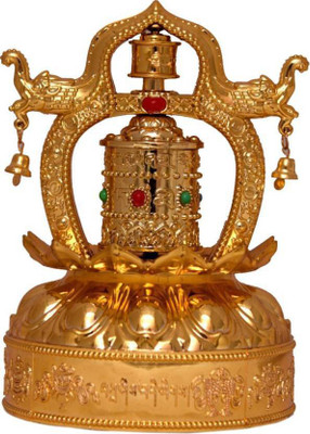 Creative Gifts Creativegifts Fengshui Tibetan Rotating Prayer Wheel Showpiece - 12 cm Decorative Showpiece - 8.5 cm(Plastic, Multicolor)
Creative Gifts Creativegifts Fengshui Tibetan Rotating Prayer Wheel Showpiece - 12 cm Decorative Showpiece - 8.5 cm(Plastic, Multicolor)