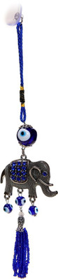 Bgroovy Evil Eye Elephant Car Hanging Decorative Showpiece - 24 cm(Carbon Steel, Dark Blue, Steel) 
Bgroovy Evil Eye Elephant Car Hanging Decorative Showpiece - 24 cm(Carbon Steel, Dark Blue, Steel)