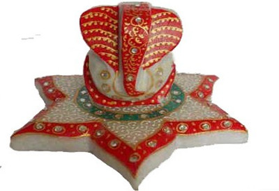 Mishra Export Marble Chowki Ganesha Decorative Showpiece - 9 cm(Stoneware, Red, White, Light Green, Gold)
Mishra Export Marble Chowki Ganesha Decorative Showpiece - 9 cm(Stoneware, Red, White, Light Green, Gold)