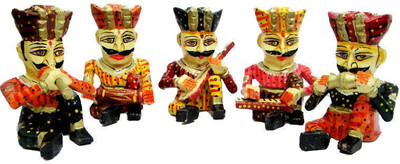 JaipurCrafts Rajasthani Musician Set Of 5 Decorative Showpiece - 15.24 cm(Wooden, Multicolor)
JaipurCrafts Rajasthani Musician Set Of 5 Decorative Showpiece - 15.24 cm(Wooden, Multicolor)