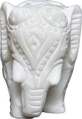 Artist Haat White Marble Elephant Sculpture Hand Carved Decorative Showpiece - 8 cm(Stoneware, White)
Artist Haat White Marble Elephant Sculpture Hand Carved Decorative Showpiece - 8 cm(Stoneware, White)