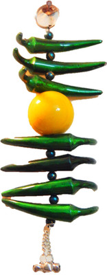 Gokharidari Glossy Nimbu Mirchi Decor Collection Decorative Showpiece - 8.5 cm(Iron, Yellow)
Gokharidari Glossy Nimbu Mirchi Decor Collection Decorative Showpiece - 8.5 cm(Iron, Yellow)