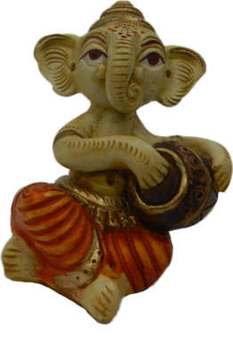 The Nodding Head Lord Ganesha Playing Matki Statue Decorative Showpiece - 12 cm(Polyresin, Multicolor)
The Nodding Head Lord Ganesha Playing Matki Statue Decorative Showpiece - 12 cm(Polyresin, Multicolor)