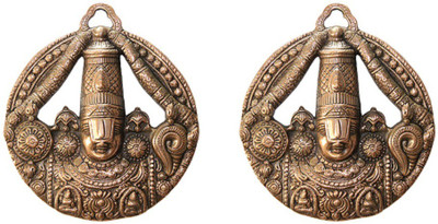 Apkamart Set of 2 Handcrafted Cast Iron Lord Balaji Wall Hanging Decorative Showpiece - 26 cm(Metal Alloy, Brown)
Apkamart Set of 2 Handcrafted Cast Iron Lord Balaji Wall Hanging Decorative Showpiece - 26 cm(Metal Alloy, Brown)