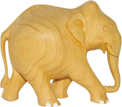 Creative Rajasthani Wooden Cat Eye Elephant Handicraft Gift Decorative Showpiece - 13 cm(Wooden, Yellow)
Creative Rajasthani Wooden Cat Eye Elephant Handicraft Gift Decorative Showpiece - 13 cm(Wooden, Yellow)