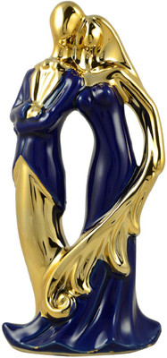 JaipurCrafts Loving Couple Decorative Showpiece - 25.4 cm(Stoneware, Gold, Blue)
JaipurCrafts Loving Couple Decorative Showpiece - 25.4 cm(Stoneware, Gold, Blue)
