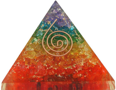 Aaradhi Reiki Healing Onyx Orgone Gemstone Multicolor Altar Crystal for 7 Chakra Energy Balance & EMF Protection/Spiritual Meditation Yoga Pyramid - Home Decor Decorative Showpiece - 6 cm(Crystal, Multicolor)
Aaradhi Reiki Healing Onyx Orgone Gemstone Multicolor Altar Crystal for 7 Chakra Energy Balance & EMF Protection/Spiritual Meditation Yoga Pyramid - Home Decor Decorative Showpiece - 6 cm(Crystal, Multicolor)