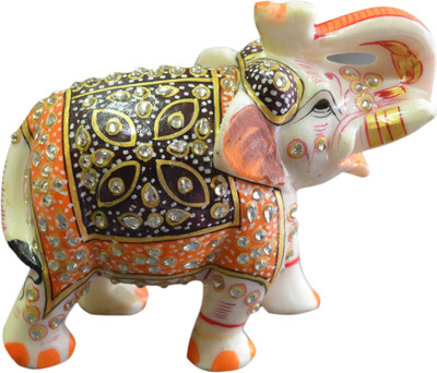 Artist Haat Marble Elephant Sculpture Design 1 with carving and painting. Decorative Showpiece - 12 cm(Stoneware, Multicolor)
Artist Haat Marble Elephant Sculpture Design 1 with carving and painting. Decorative Showpiece - 12 cm(Stoneware, Multicolor)