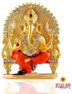 Kulin God Ganesh | Ganpati | Lord Ganesha Idol - Statue Gift item Decorative Showpiece - 7 cm(Gold Plated, Orange)
Kulin God Ganesh | Ganpati | Lord Ganesha Idol - Statue Gift item Decorative Showpiece - 7 cm(Gold Plated, Orange)