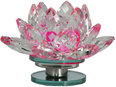 Varanasi Enterprises Crystal Lotus in Pink Shade Decorative Showpiece - 6 cm(Crystal, Multicolor)
Varanasi Enterprises Crystal Lotus in Pink Shade Decorative Showpiece - 6 cm(Crystal, Multicolor)