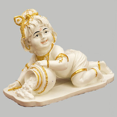 Matchless Gifts Glow in Dark Makhan Krishna Decorative Showpiece - 6.5 cm(Polyresin, White)
Matchless Gifts Glow in Dark Makhan Krishna Decorative Showpiece - 6.5 cm(Polyresin, White)