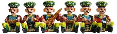 Craft Mansion Rajasthani 6 Fog Musician Decorative Showpiece - 3.75 cm(Wooden, Multicolor)
Craft Mansion Rajasthani 6 Fog Musician Decorative Showpiece - 3.75 cm(Wooden, Multicolor)