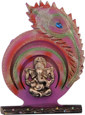 JaipurCrafts Wall Hanging of Lord Ganesha With Mor Pankh Decorative Showpiece - 38.1 cm(Plastic, Multicolor)
JaipurCrafts Wall Hanging of Lord Ganesha With Mor Pankh Decorative Showpiece - 38.1 cm(Plastic, Multicolor)