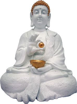 Art N Hub Gautam Buddha - Gold Plated Statue (H-40 CM) Decorative Showpiece - 40 cm(Polyresin, White, Gold)
Art N Hub Gautam Buddha - Gold Plated Statue (H-40 CM) Decorative Showpiece - 40 cm(Polyresin, White, Gold)