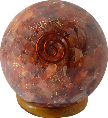 Reiki Crystal Products Carnelian Orgone Crystal 50mm Ball Healing Gemstone Decorative Showpiece - 5 cm(Crystal, Orange)
Reiki Crystal Products Carnelian Orgone Crystal 50mm Ball Healing Gemstone Decorative Showpiece - 5 cm(Crystal, Orange)
