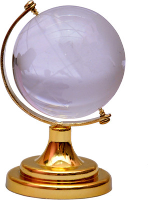Vashoppee Vastu / Feng Shui / Crystal Globe for protect negetive vibrations Decorative Showpiece - 8 cm(Crystal, White)
Vashoppee Vastu / Feng Shui / Crystal Globe for protect negetive vibrations Decorative Showpiece - 8 cm(Crystal, White)