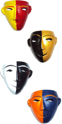 Hand Artz Terracotta Wall Hanging Laughing Mask Decorative Showpiece - 10 cm(Terracotta, Multicolor)
Hand Artz Terracotta Wall Hanging Laughing Mask Decorative Showpiece - 10 cm(Terracotta, Multicolor)
