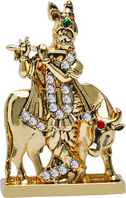 Kulin Lord Krishna Idol For Car Dashboard | Home Decor | Gifting Decorative Showpiece - 4 cm(Gold Plated, Gold)
Kulin Lord Krishna Idol For Car Dashboard | Home Decor | Gifting Decorative Showpiece - 4 cm(Gold Plated, Gold)