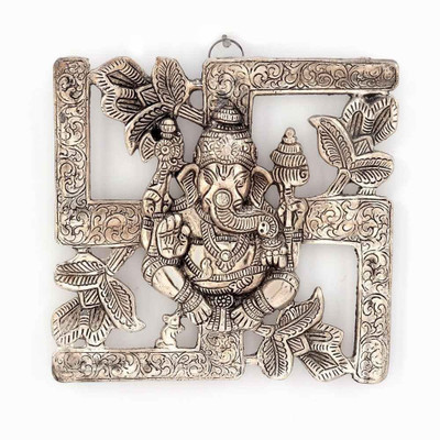 Total Furnishing Swastik Ganesh Hanging Decorative Showpiece - 22 cm(Aluminium, Silver)
Total Furnishing Swastik Ganesh Hanging Decorative Showpiece - 22 cm(Aluminium, Silver)