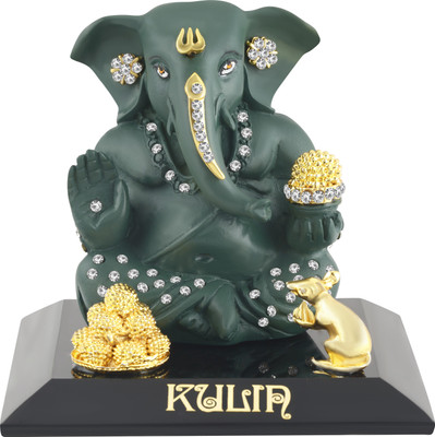 Kulin God Ganesh | Ganpati | Lord Ganesha Idol For Car Dashboard | Home Decor | Gifting Decorative Showpiece - 9 cm(Polyresin, Green)
Kulin God Ganesh | Ganpati | Lord Ganesha Idol For Car Dashboard | Home Decor | Gifting Decorative Showpiece - 9 cm(Polyresin, Green)