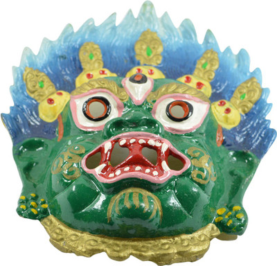 Reiki Crystal Products Lucky Spiritual Mahakala Wall Sculpture - Hindu God Shiva Wall Decor Hanging Mask Decorative Showpiece - 12 cm(Polyresin, Multicolor)
Reiki Crystal Products Lucky Spiritual Mahakala Wall Sculpture - Hindu God Shiva Wall Decor Hanging Mask Decorative Showpiece - 12 cm(Polyresin, Multicolor)