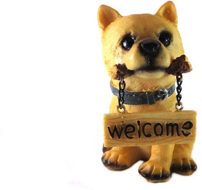 Amazin Welcome Little Yellow Dog Decorative Showpiece - 10 cm(Polyresin, Yellow)
Amazin Welcome Little Yellow Dog Decorative Showpiece - 10 cm(Polyresin, Yellow)