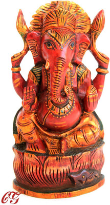 Craft International Wooden Ganesh Statue Painted - 6 Inch Decorative Showpiece - 15 cm(Wooden, Brown)
Craft International Wooden Ganesh Statue Painted - 6 Inch Decorative Showpiece - 15 cm(Wooden, Brown)
