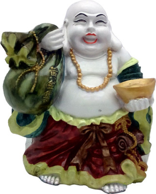 Art N Hub Multicolour Feng Shui Laughing Buddha Handicraft Idol Lord Gautam Buddha Statue Decorative Spiritual Vastu Showpiece Figurine - Religious Gift item & Murti for Mandir / Temple / Home Decor / Office Decorative Showpiece - 24 cm(Earthenware, Multi
Art N Hub Multicolour Feng Shui Laughing Buddha Handicraft Idol Lord Gautam Buddha Statue Decorative Spiritual Vastu Showpiece Figurine - Religious Gift item & Murti for Mandir / Temple / Home Decor / Office Decorative Showpiece - 24 cm(Earthenware, Multi