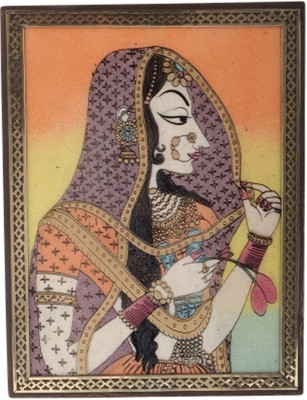 Ruchi World Rajasthani Gemstone Painting Decorative Showpiece - 6 cm(Wooden, Brown)
Ruchi World Rajasthani Gemstone Painting Decorative Showpiece - 6 cm(Wooden, Brown)