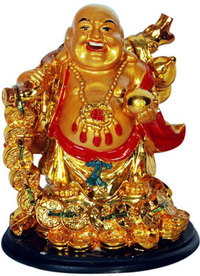 HealthIQ Laughing Buddha Showpiece Figurine Decorative Showpiece - 18 cm(Polyresin, Gold)
HealthIQ Laughing Buddha Showpiece Figurine Decorative Showpiece - 18 cm(Polyresin, Gold)
