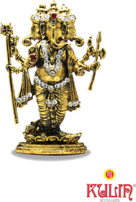 Kulin God Ganesh | Ganpati | Lord Ganesha | Trimurti Ganesh Idol - Statue | Gifting | Car Dashboard | Home Decor Decorative Showpiece - 8.5 cm(Gold Plated, Gold)
Kulin God Ganesh | Ganpati | Lord Ganesha | Trimurti Ganesh Idol - Statue | Gifting | Car Dashboard | Home Decor Decorative Showpiece - 8.5 cm(Gold Plated, Gold)