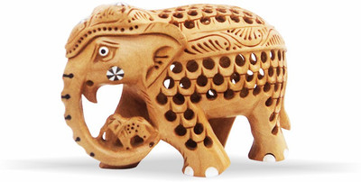 Rangelo Rajasthan Handmade wooden elephant Decorative art Decorative Showpiece - 10 cm(Wooden, Yellow)
Rangelo Rajasthan Handmade wooden elephant Decorative art Decorative Showpiece - 10 cm(Wooden, Yellow)