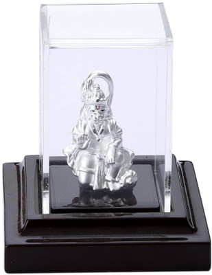 Siri Creations 999 pure silver HaNUMAN with acralyic base Decorative Showpiece - 7 cm(Silver, Silver)
Siri Creations 999 pure silver HaNUMAN with acralyic base Decorative Showpiece - 7 cm(Silver, Silver)