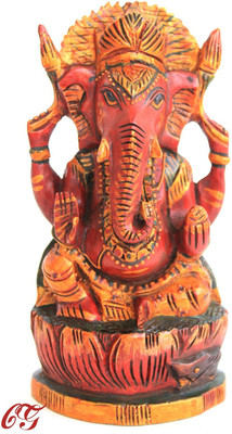 Craft International Wooden Ganesh Statue Painted - 6 Inch Decorative Showpiece - 15 cm(Wooden, Brown)
Craft International Wooden Ganesh Statue Painted - 6 Inch Decorative Showpiece - 15 cm(Wooden, Brown)