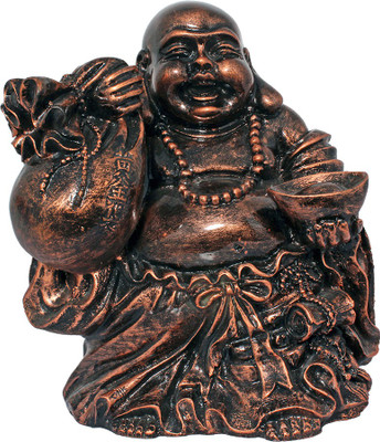 Art N Hub Fengshui God Laughing Buddha Vastu Statue Home Décor Gift Item Decorative Showpiece - 26 cm(Earthenware, Copper)
Art N Hub Fengshui God Laughing Buddha Vastu Statue Home Décor Gift Item Decorative Showpiece - 26 cm(Earthenware, Copper)