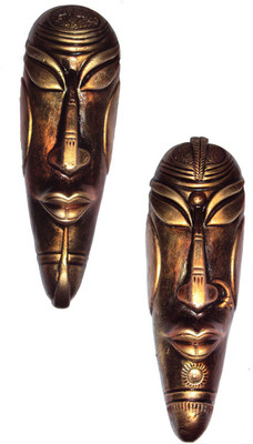 Hand Artz Terracotta Handmade Wall Hanging Home Decorative Hawaian Mask Decorative Showpiece - 34 cm(Terracotta, Copper)
Hand Artz Terracotta Handmade Wall Hanging Home Decorative Hawaian Mask Decorative Showpiece - 34 cm(Terracotta, Copper)