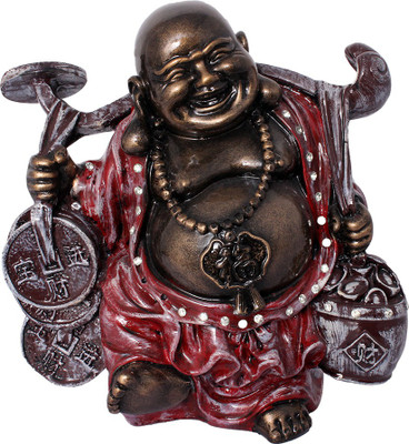 Art N Hub Fengshui God Laughing Buddha Vastu Statue Home Décor Gift Item Decorative Showpiece - 25 cm(Earthenware, Multicolor)
Art N Hub Fengshui God Laughing Buddha Vastu Statue Home Décor Gift Item Decorative Showpiece - 25 cm(Earthenware, Multicolor)