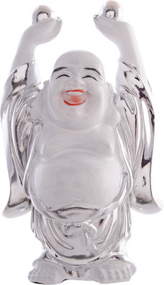 JaipurCrafts Premium Collection Laughing Buddha Decorative Showpiece - 10.16 cm(Polyresin, Silver, Red, Black)
JaipurCrafts Premium Collection Laughing Buddha Decorative Showpiece - 10.16 cm(Polyresin, Silver, Red, Black)