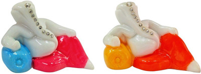 ManeKo Hindu God Idol Marble Raja Ganesh Temple with White Stone for Car Dashboard (Pack of 2) Decorative Showpiece - 5.2 cm(Marble, Multicolor)
ManeKo Hindu God Idol Marble Raja Ganesh Temple with White Stone for Car Dashboard (Pack of 2) Decorative Showpiece - 5.2 cm(Marble, Multicolor)
