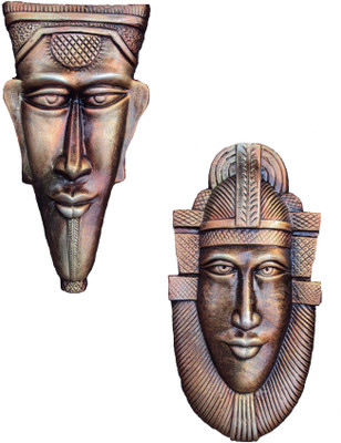Hand Artz Terracotta Wall Hanging Egyptian Mask Combo Decorative Showpiece - 35 cm(Terracotta, Copper)
Hand Artz Terracotta Wall Hanging Egyptian Mask Combo Decorative Showpiece - 35 cm(Terracotta, Copper)