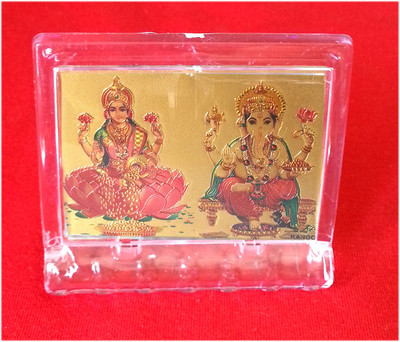 Gold Art 4 U Laxmi & Ganesh Gold Foil Decorative Showpiece - 6.3 cm(Gold Foil, Multicolor)
Gold Art 4 U Laxmi & Ganesh Gold Foil Decorative Showpiece - 6.3 cm(Gold Foil, Multicolor)