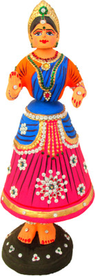 Chola Impressions Tanjore Dancing doll with Glittering Stones Decorative Showpiece - 26 cm(Paper Mache, Multicolor)
Chola Impressions Tanjore Dancing doll with Glittering Stones Decorative Showpiece - 26 cm(Paper Mache, Multicolor)