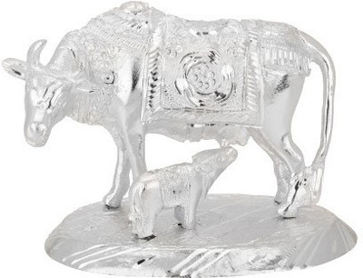 DivyaMantra Kamdhenu Cow with Baby Idol Decorative Showpiece - 12.5 cm(Aluminium, White)
DivyaMantra Kamdhenu Cow with Baby Idol Decorative Showpiece - 12.5 cm(Aluminium, White)