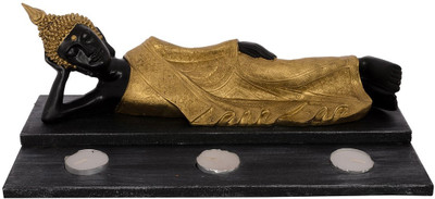 eCraftIndia Divine Reclining Buddha Decorative Showpiece - 13.97 cm(Polyresin, Wooden, Gold, Black)
eCraftIndia Divine Reclining Buddha Decorative Showpiece - 13.97 cm(Polyresin, Wooden, Gold, Black)